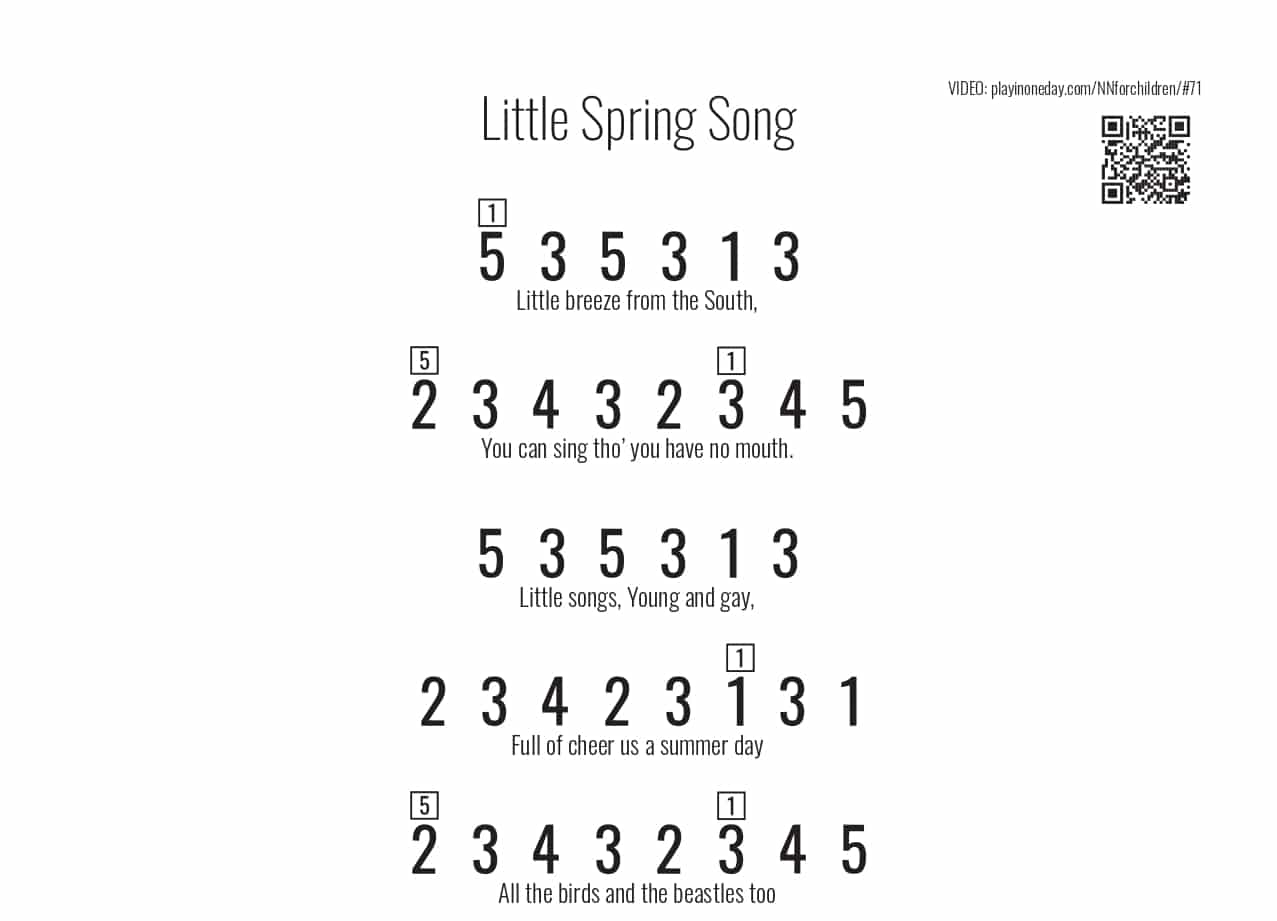 Little Spring Song kalimba